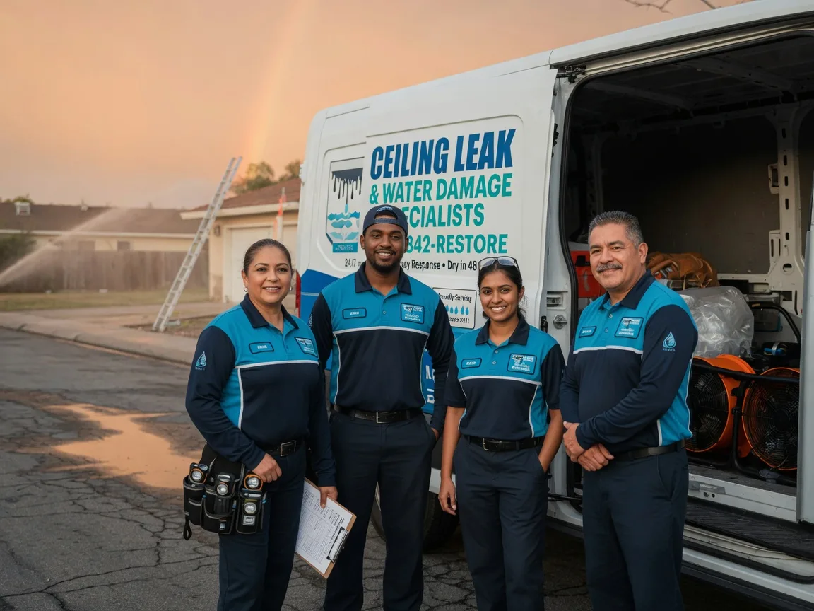 Ceiling Leak Cleanup company in Sultana, CA